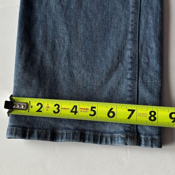 Hudson Midrise Straight Leg Blue Denim Jeans Women's Size 14 Festival Casual - Picture 10 of 12